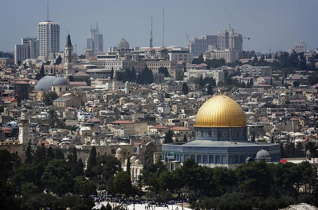 The skyline of Jerusalem