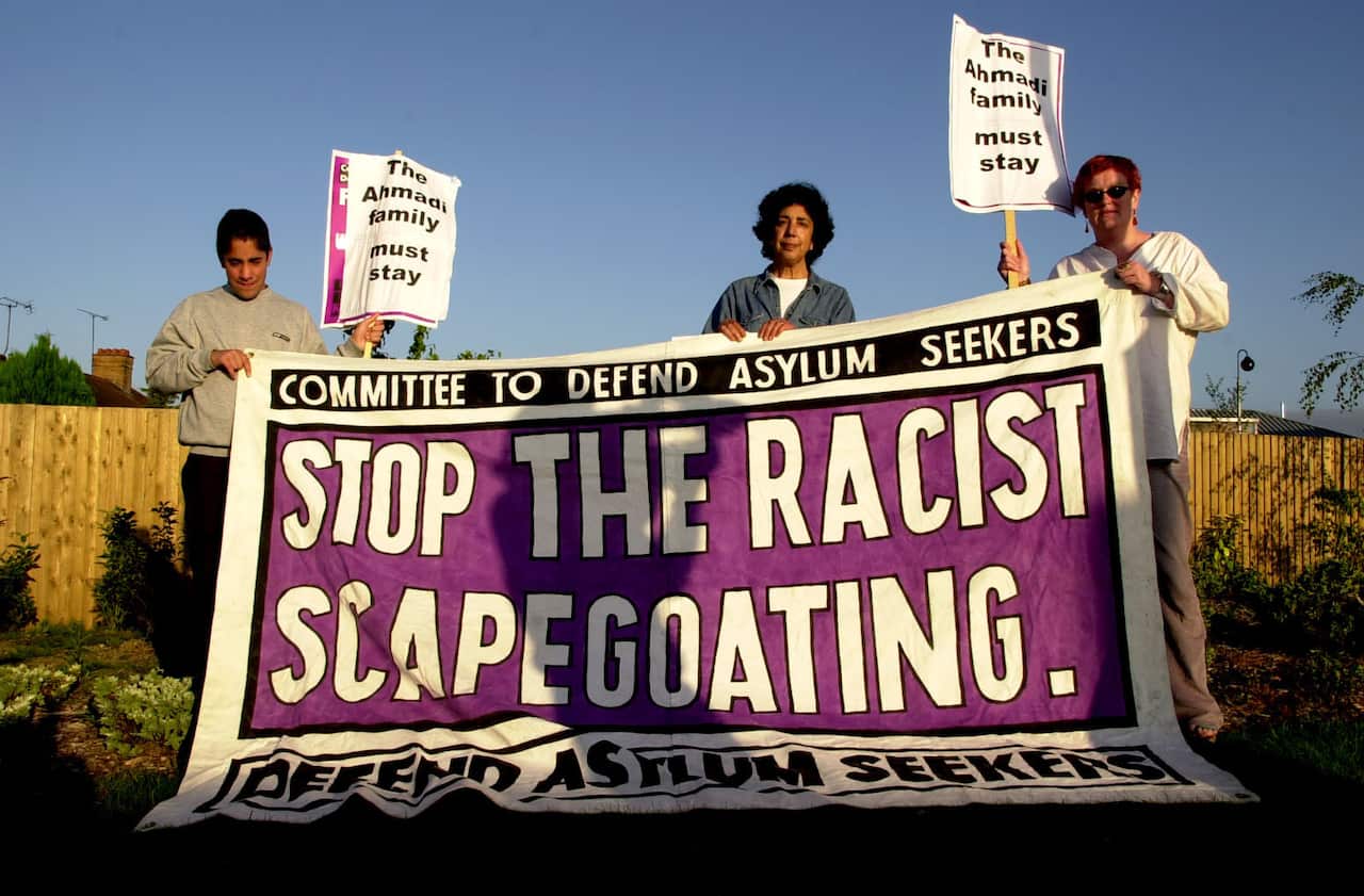 Asylum Seekers Committee protest