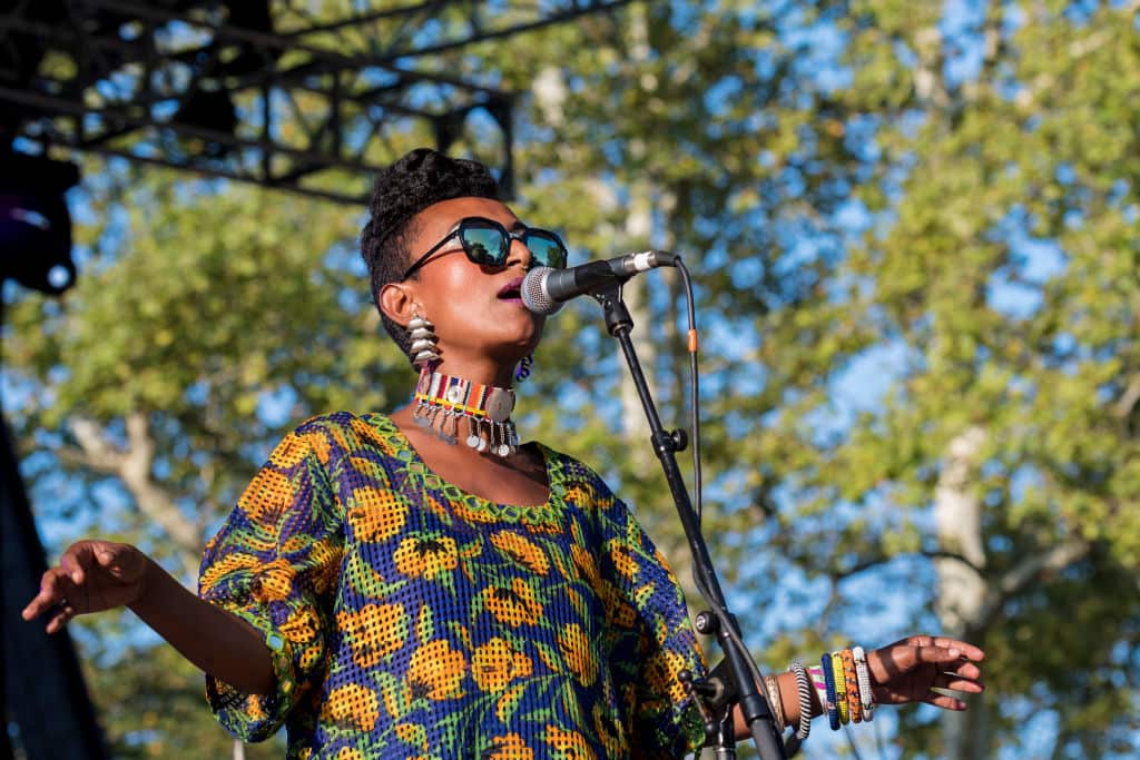 Alsarah and the Nubatones performed earlier in the week, as part of the festivities.