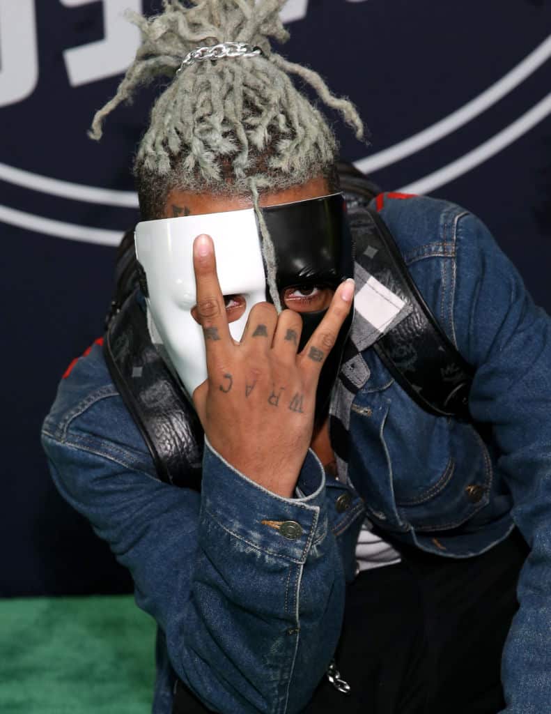Rapper XXXTentacion attends the BET Hip Hop Awards 2017 at The Fillmore Miami Beach at the Jackie Gleason Theater on October 6, 2017 in Miami Beach, Florida.