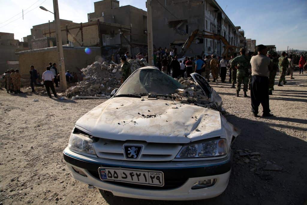 Aftermath of the earthquake that hit Iraq and Iran.