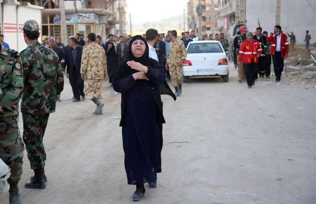 Aftermath of the earthquake that hit Iraq and Iran.
