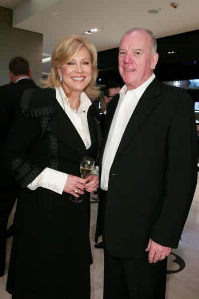 Mike Willesee with Kerri Anne Kennerly in 2009.