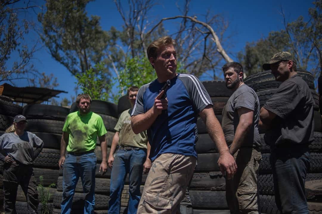 South African farmers train in the use of firearms and self defense.