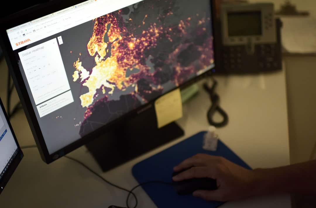 Heat maps from fitness tracking company Strava Labs could potentially unmask secret US military bases.