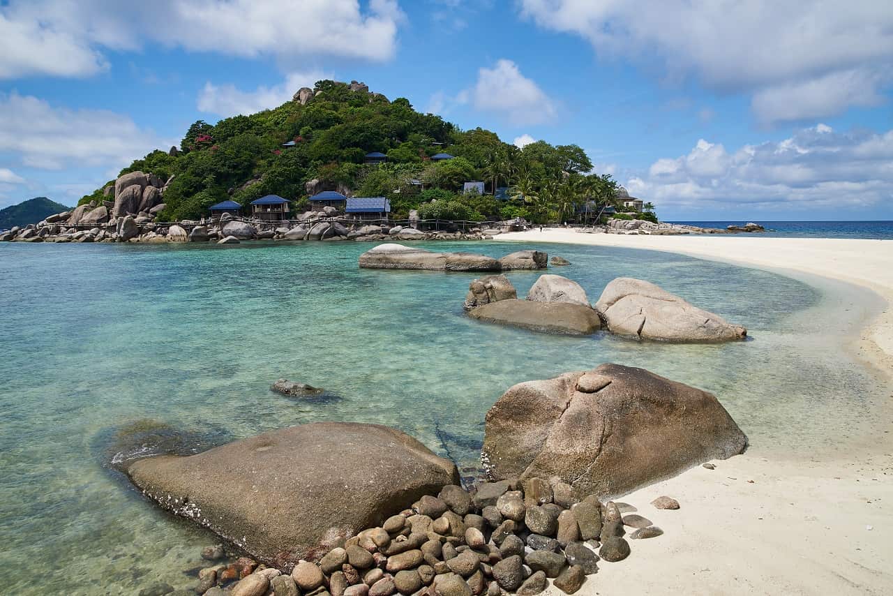 A beach on Koh Tao, Thailand.