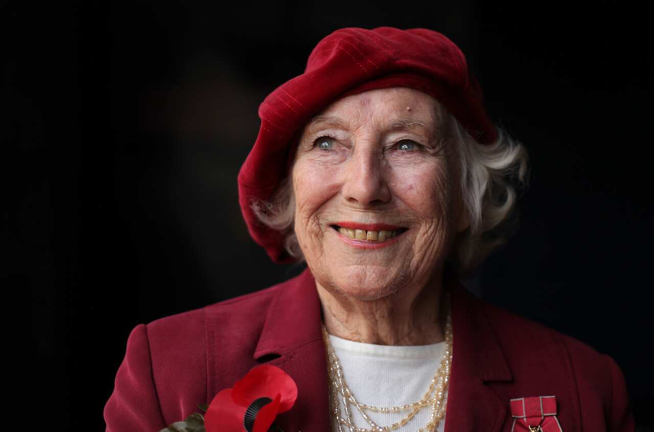 Dame Vera Lynn poses for photographs in 2009.