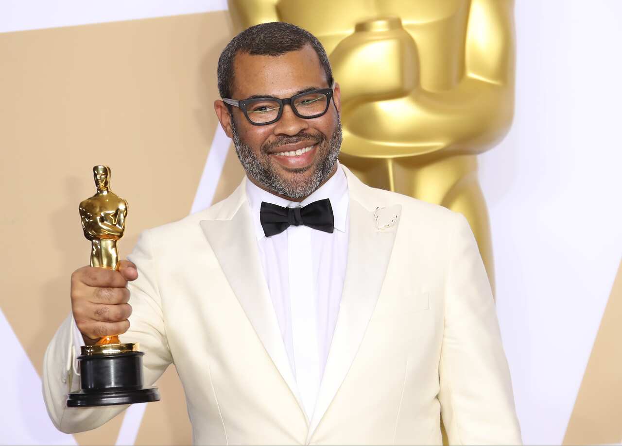The then first-time filmmaker became the first black person to win an Oscar for original screenplay for Get Out. 