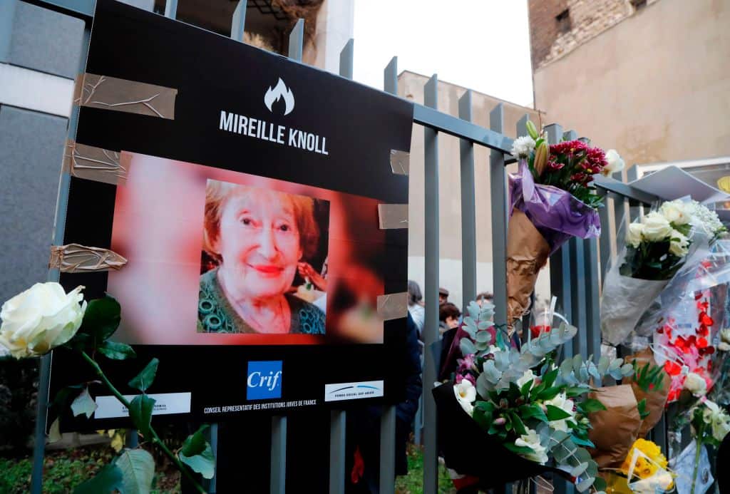 85-year-old Mireille Knoll was murdered in her apartment in what police believe was an anti-Semitic attack.