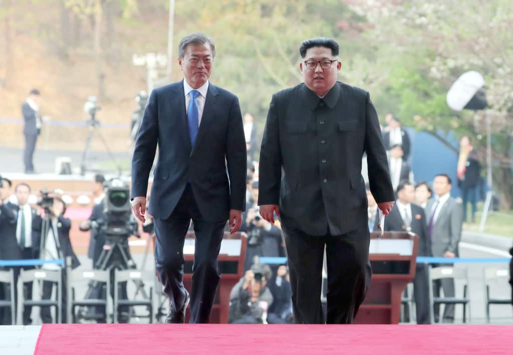 North Korean leader Kim Jong-un and South Korean President Moon Jae-in are in talks to hold a summit in an effort to restore relations.