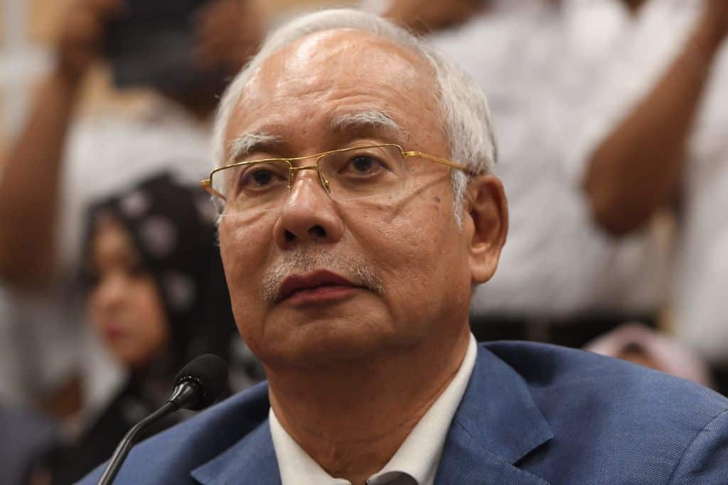 Former Malaysian prime minister Najib Razak has denied any wrongdoing. 