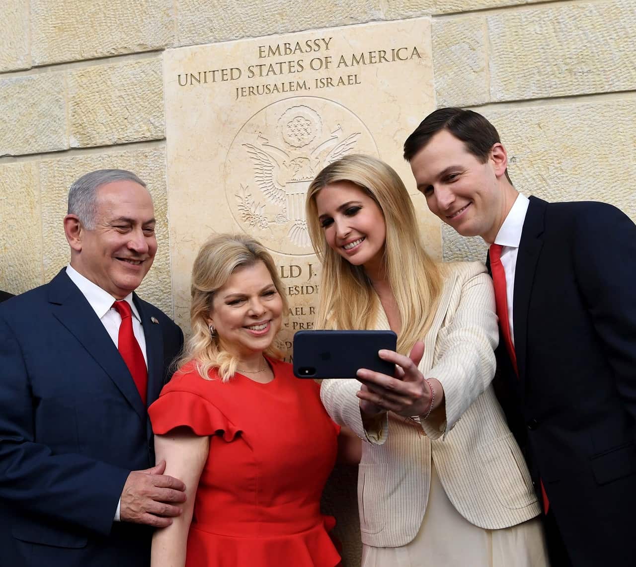 The opening of the US embassy in Jerusalem.