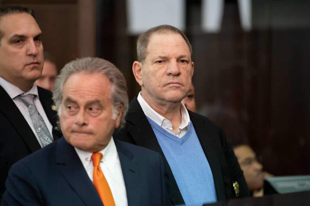 Harvey Weinstein along with his attorney Benjamin Brafman.