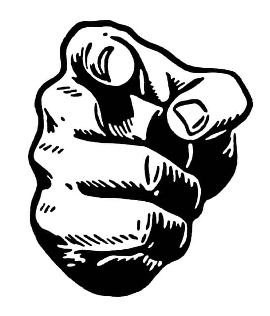 Finger Pointing at You