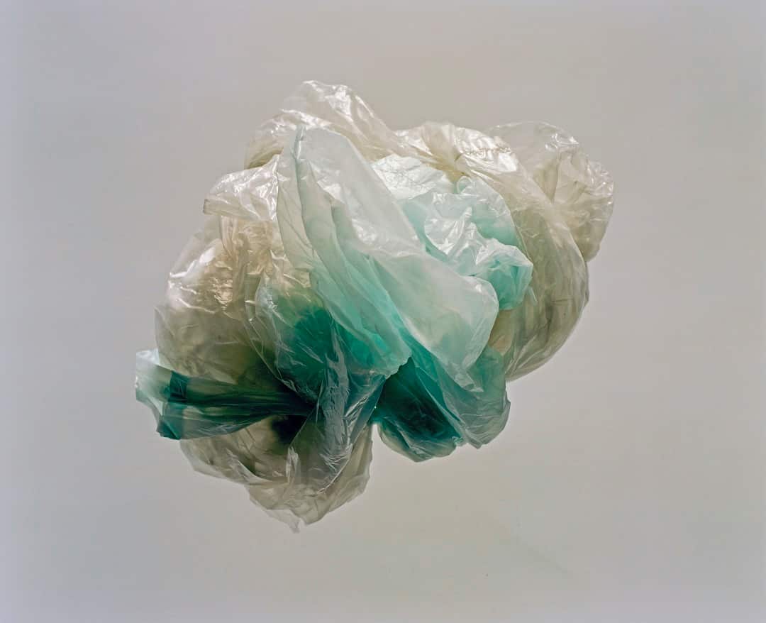 A crumpled plastic bag.