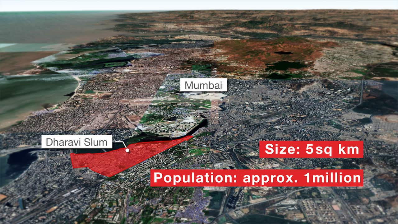 A look at Dharavi slum in Mumbai, India.