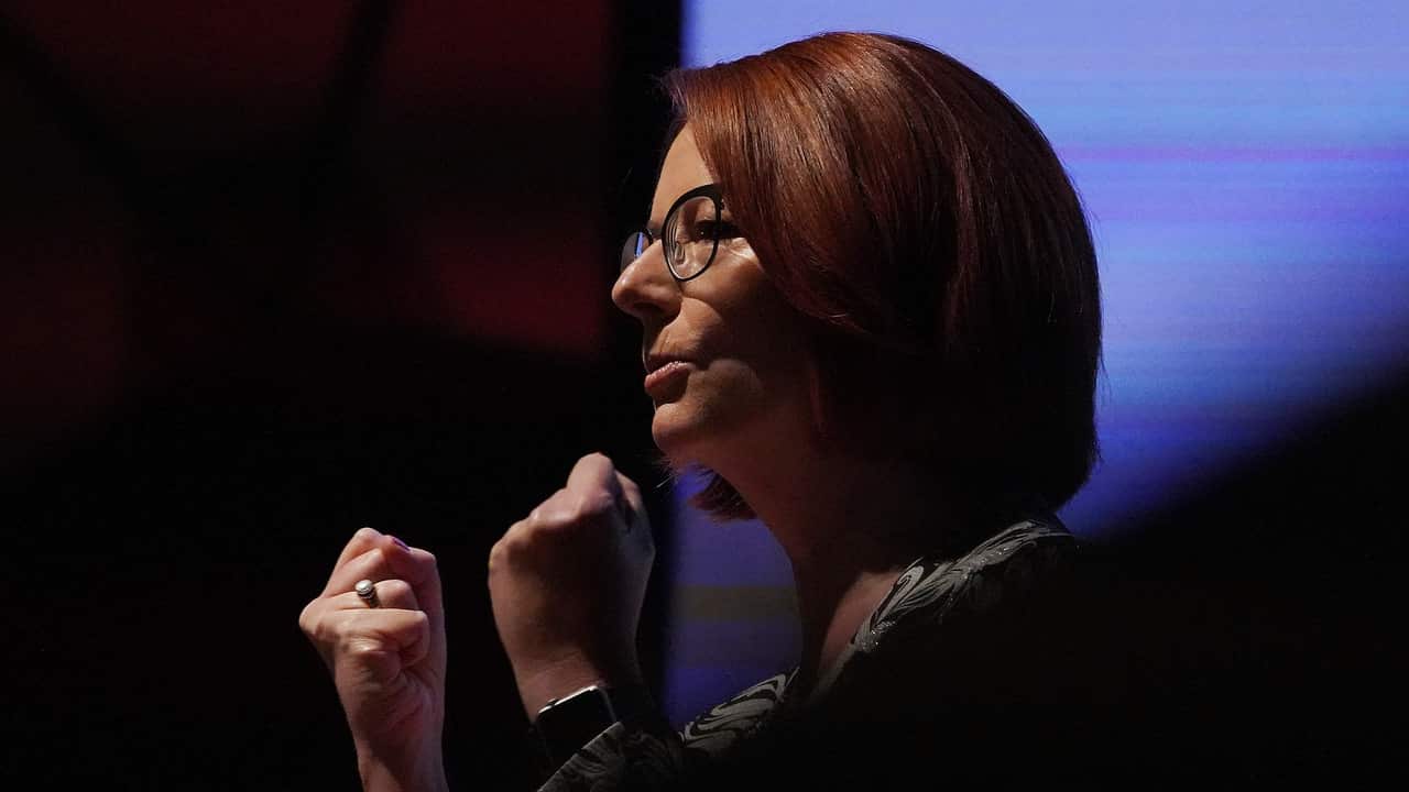 Former prime minister Julia Gillard.