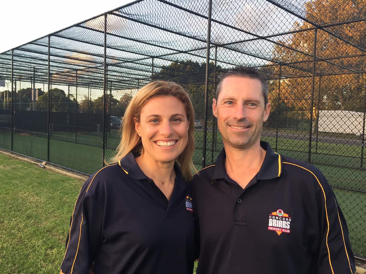 Concord Briars Manager Kathy Kalachian and Concord Briars Coach Steven Winstanley