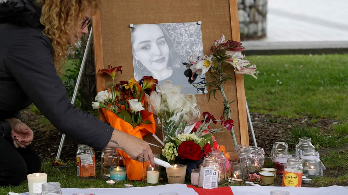 A vigil for Grace Millane.