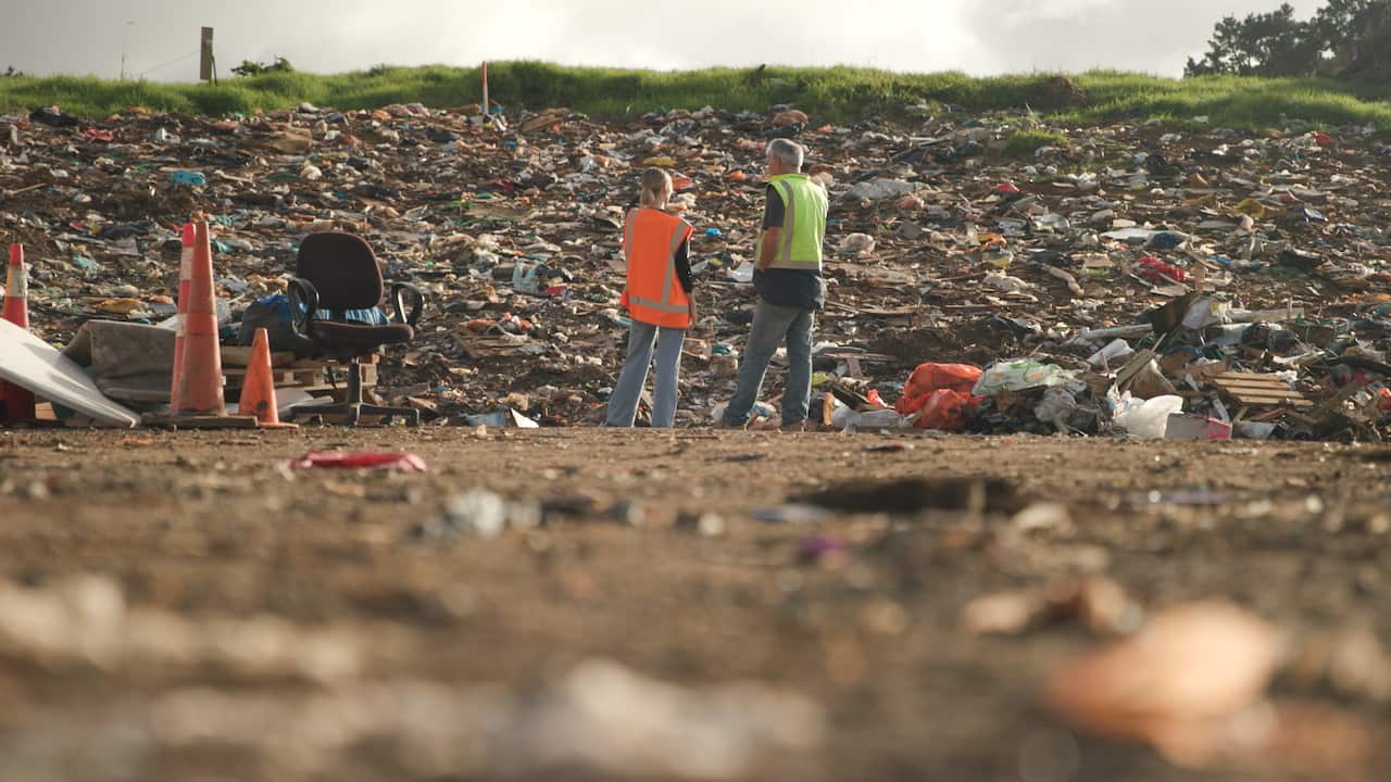 Great Barrier Island's only landfill site is almost full. Once full, the island's waste will need to be shipped to the mainland.