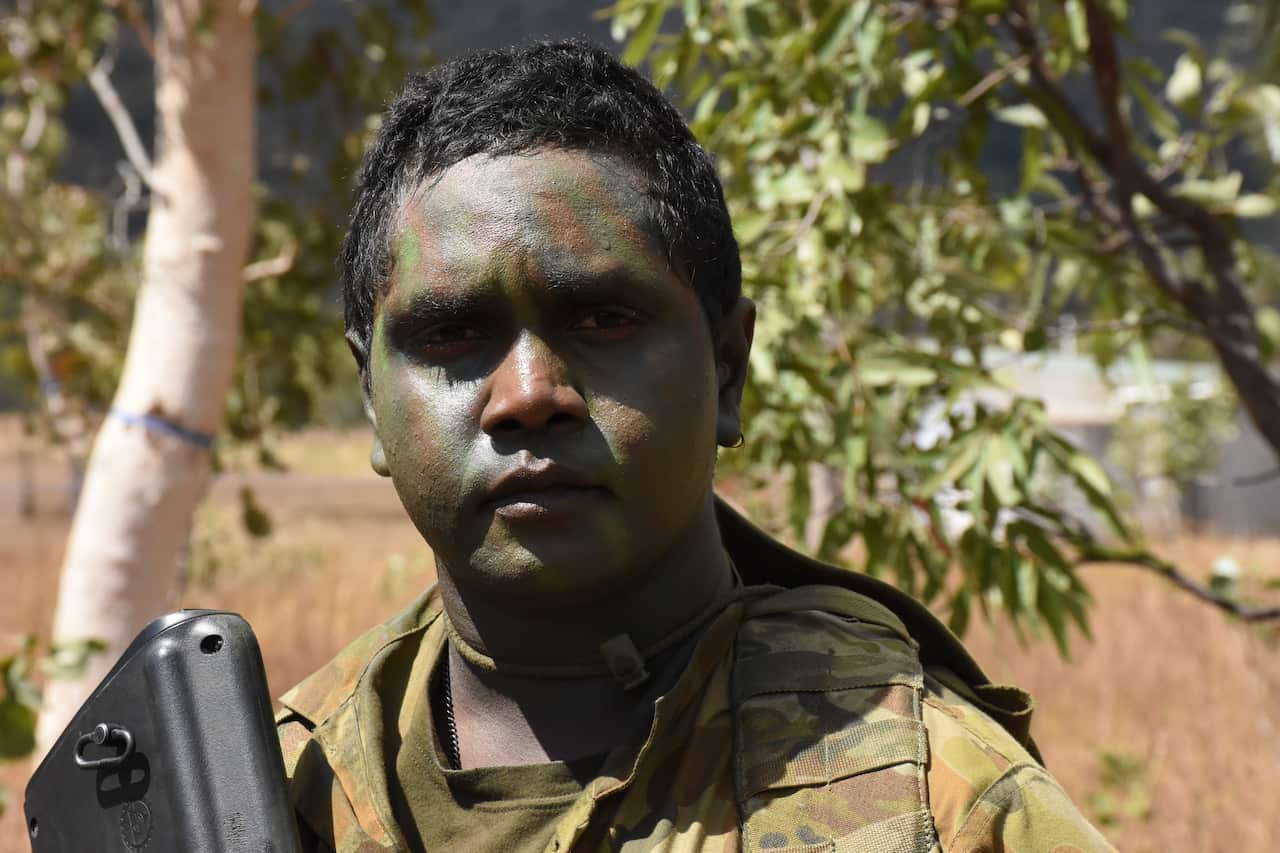 Private Calvin Greenwool is excited to bring the skills he was taught growing up to the Australian Army.