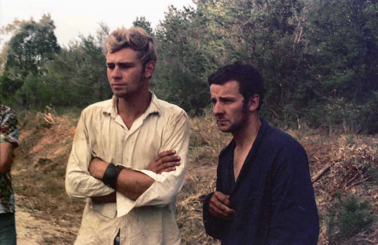 Robin Smith (right) on 14th February 1977.