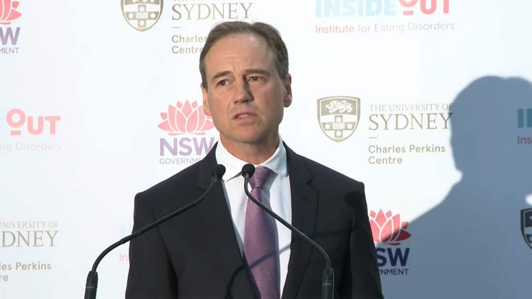 Health Minister Greg Hunt.