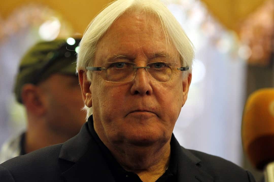 UN Special Envoy to Yemen Martin Griffith.