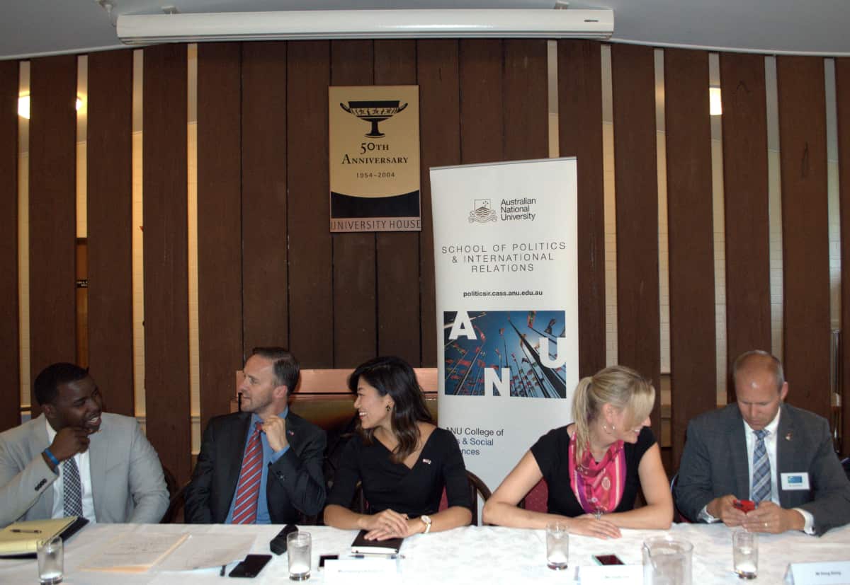 Young US political leaders have gathered at the Australian National University for a panel discussion on the 2016 US election.