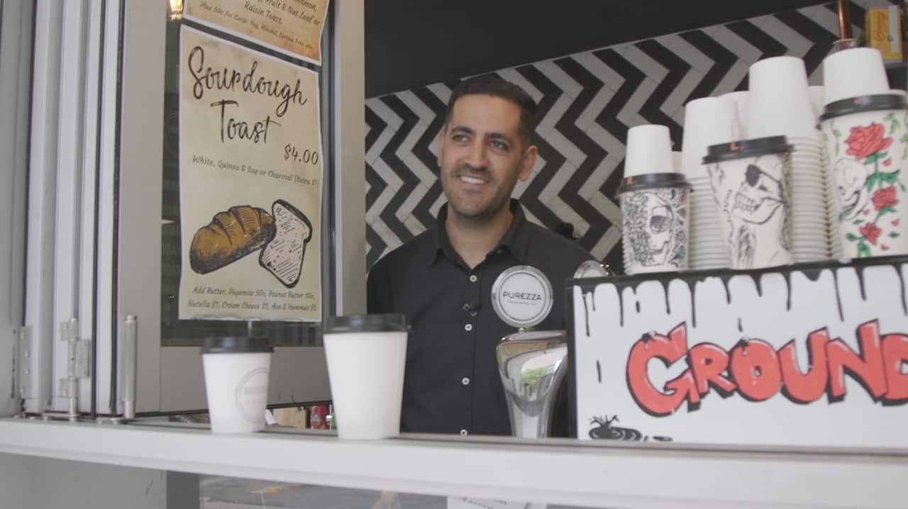Grounded Space is a co-working space and also runs a hole-in-the-wall cafe as well. 