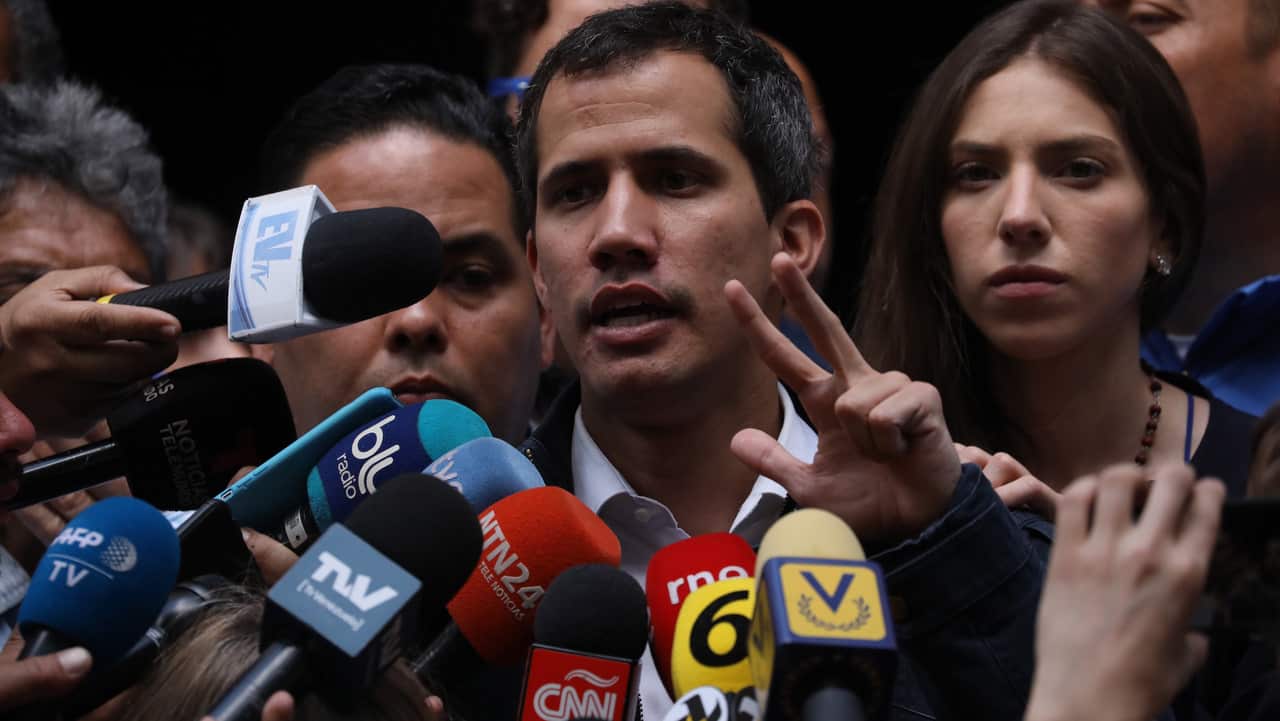 The President of the National Assembly (Parliament) of Venezuela and self-proclaimed interim President of the country Juan Guaido.