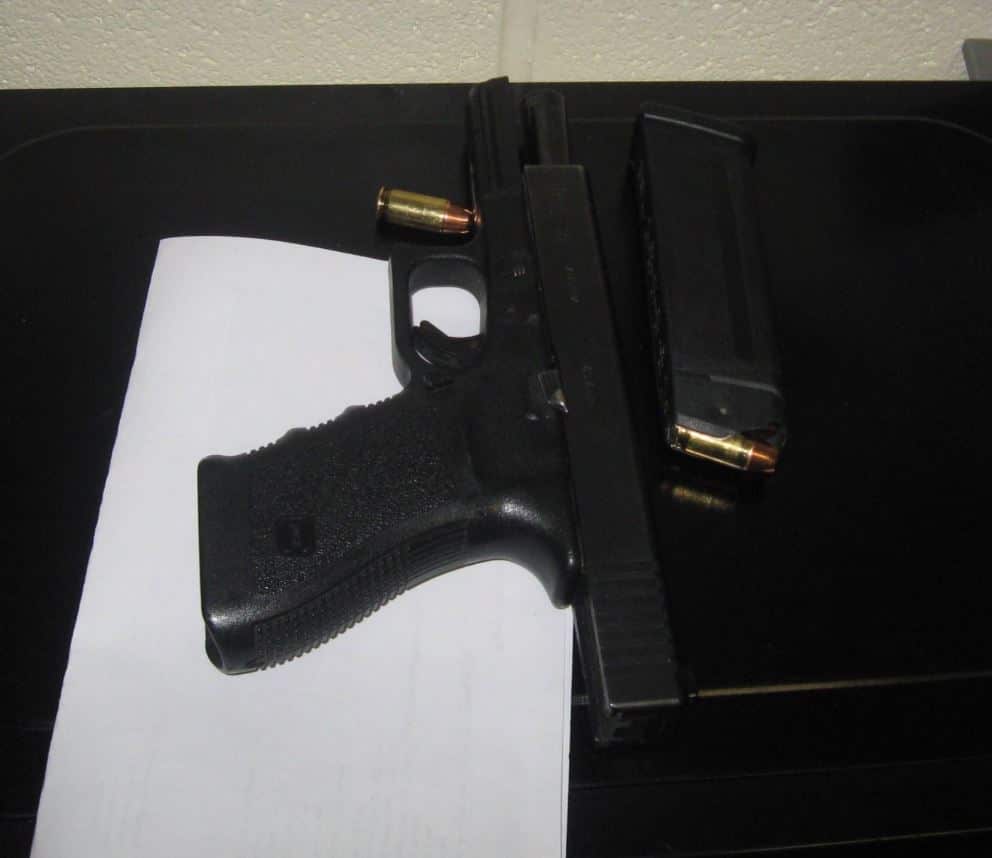 Police seized the pistol after a passerby spotted the six-year-old boy with it.