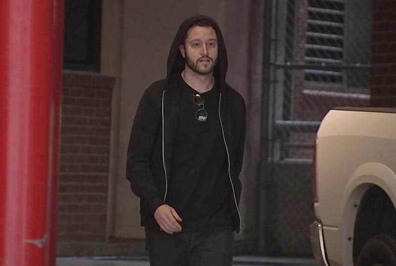 Cody Wilson walks out of the Harris County Jail in Houston.