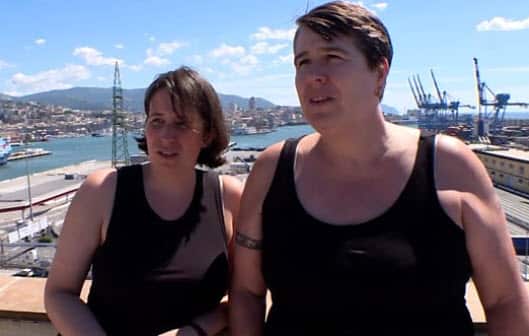 Britons Nicola and Lisa Henton-Mitchell