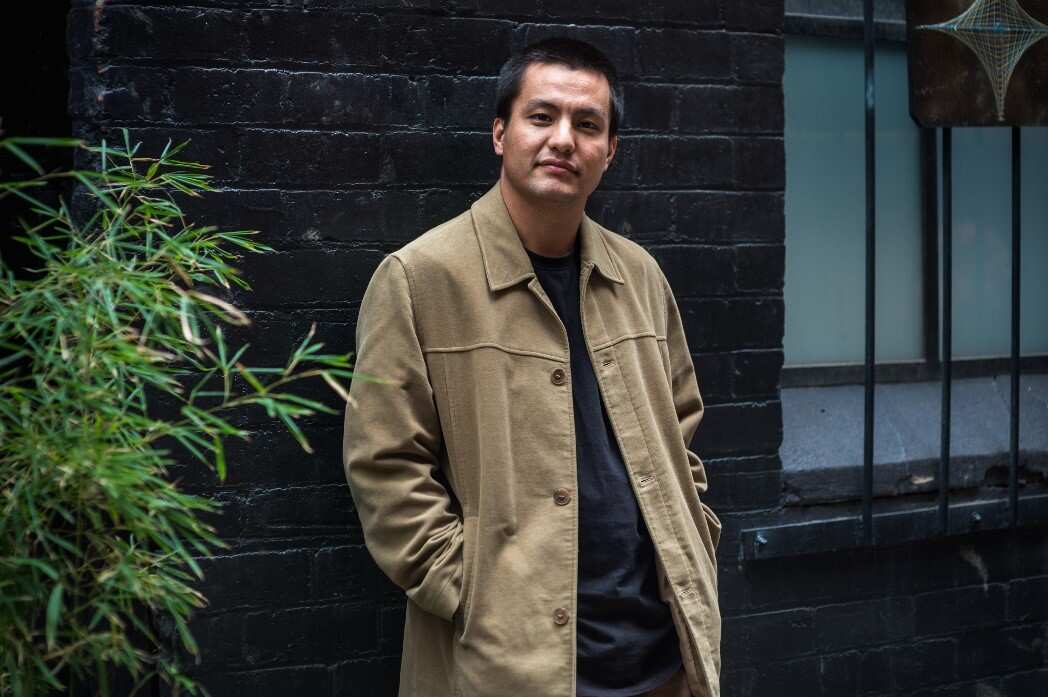 Mohammed Hadi Rahimi, 24, came from Pakistan as a refugee seven years ago with his family.