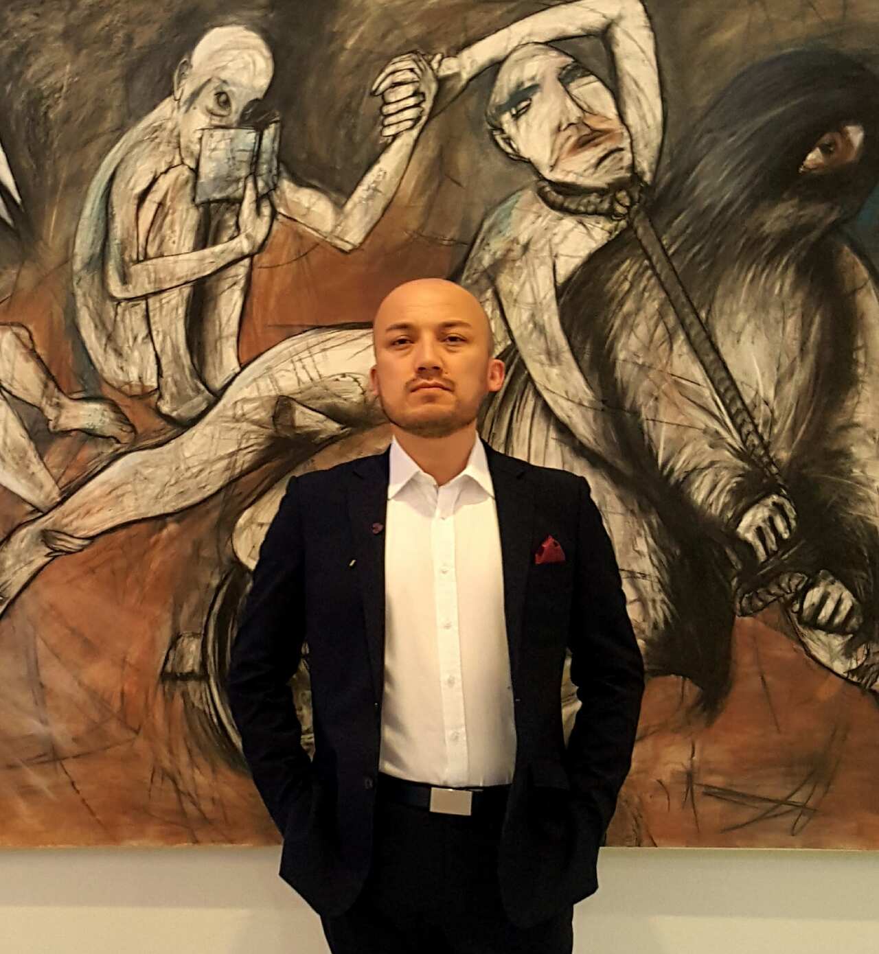 Hadi Zaher, a representative for the Hazara community in Australia.