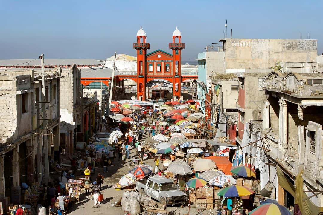 2011: The Iron Market after the earthquake.