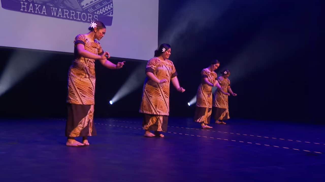 Women also perform their own version of the haka using different body actions and movements to  the males to signify their own emotions and stories. 