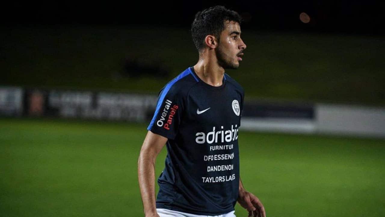 Mr Alaraibi playing for Melbourne team Pascoe Vale. There are concerns he could remain detention until 2019.