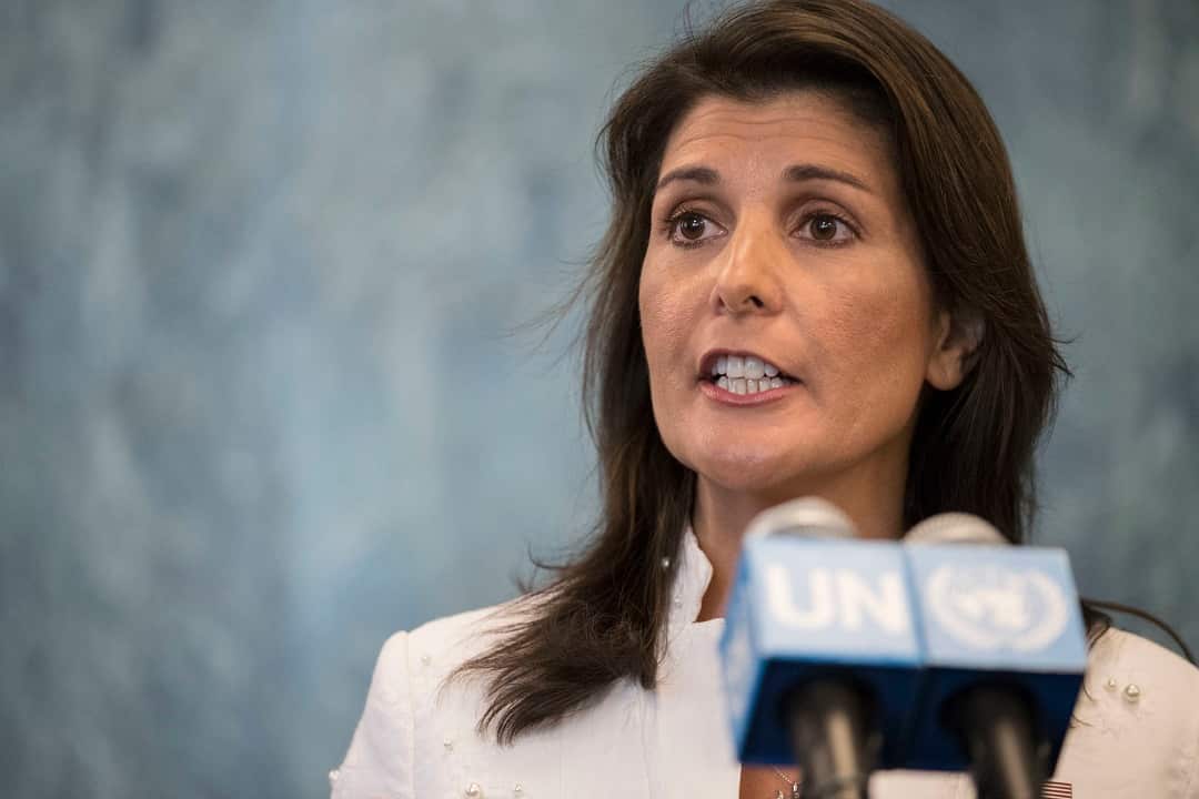 American Ambassador to the United Nations Nikki Haley has said some countries are undermining the sanctions against North Korea.