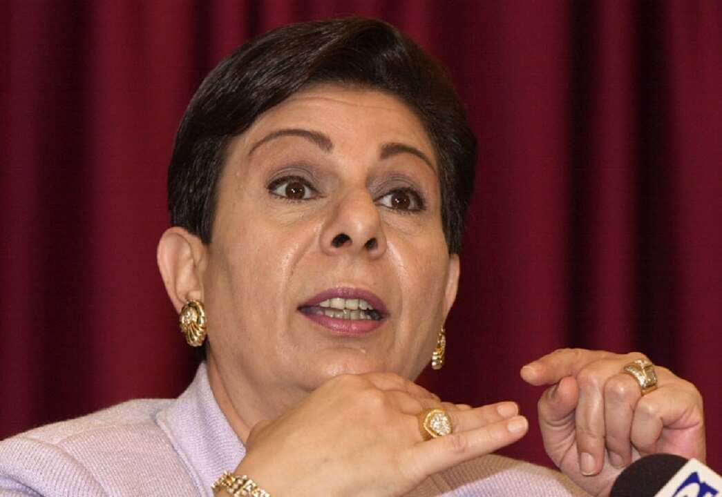 Hanan Ashrawi described the aid cut as "cruel and irresponsible".