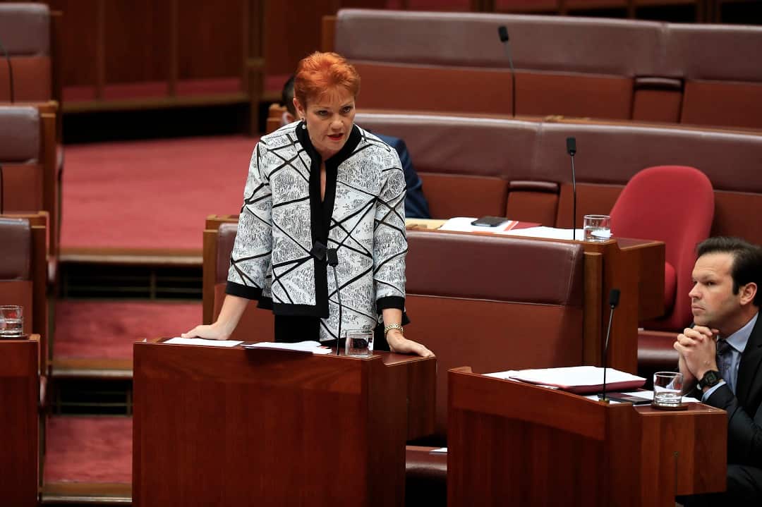 Independent Senator Pauline Hanson moved the amendment to extend the deadline to opt out to January 31.