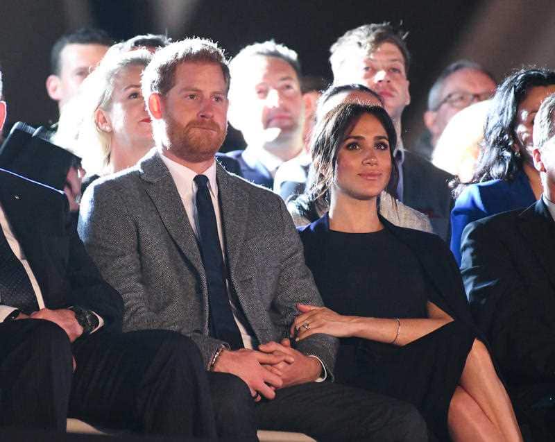 Prince Harry Duke of Sussex and Meghan Duchess of Sussex attend the Opening Ceremony of the Invictus Games.