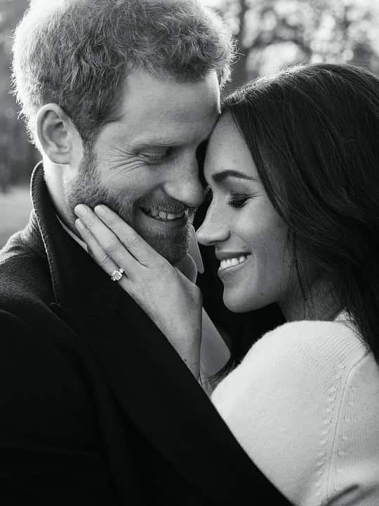 Kensington Palace posted the photos on its Twitter page, saying as a 'thank you' the couple wanted to share the portraits.