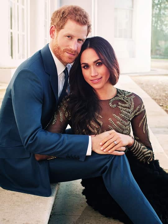The photographs were taken by Alexi Lubomirski earlier this week at Frogmore House, Windsor.