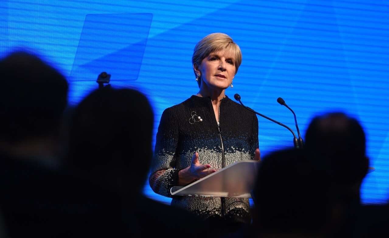 File image of Julie Bishop