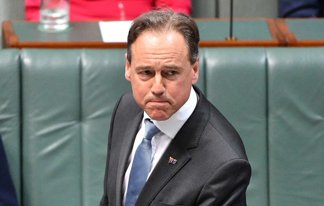 Minister for Health Greg Hunt.
