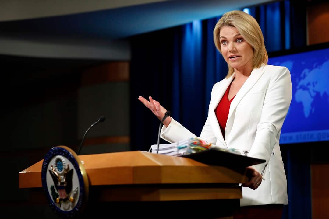 State Department spokeswoman Heather Nauert.