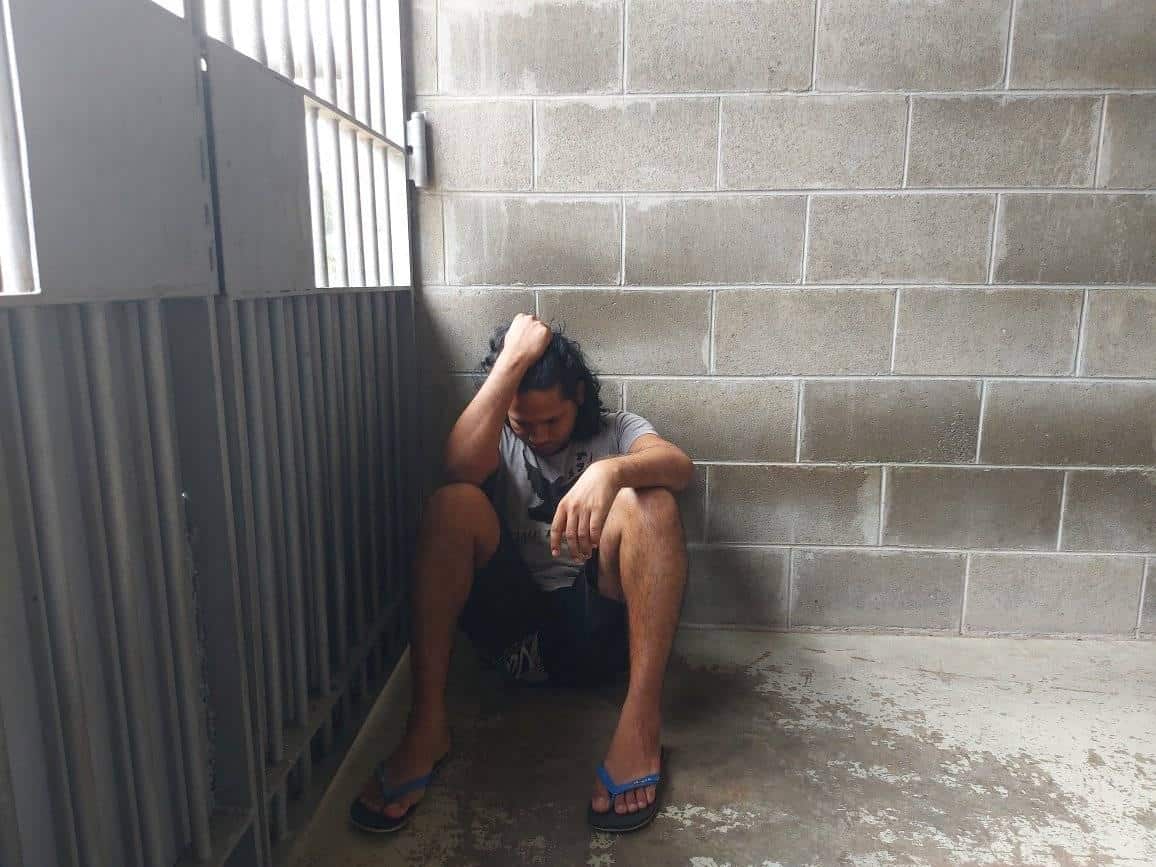 An inmate in prison waiting for an immigration case update