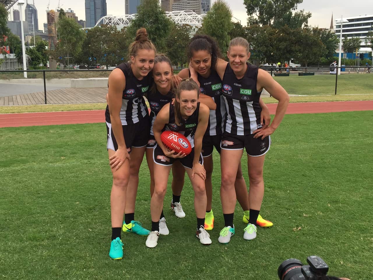 Helen Roden and team mates